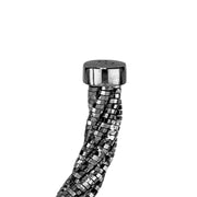 Desmos Orecchini Spring Twist Hoop in argento 00002319